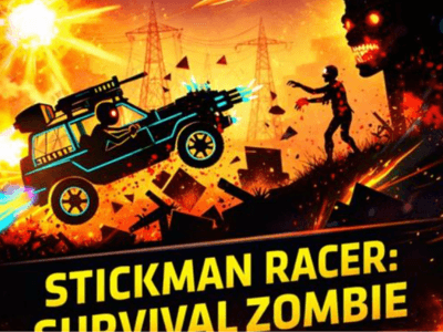 Stickman Racer: Survival Zombie